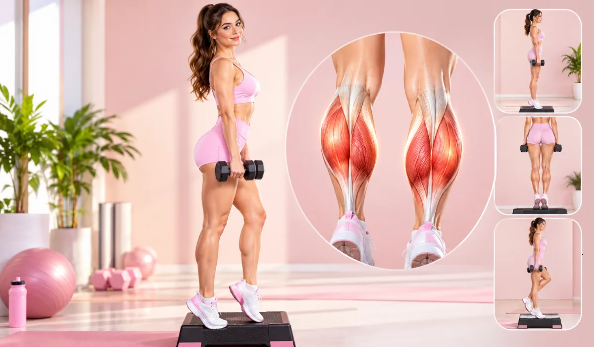 Calf muscle workout for stronger legs at home